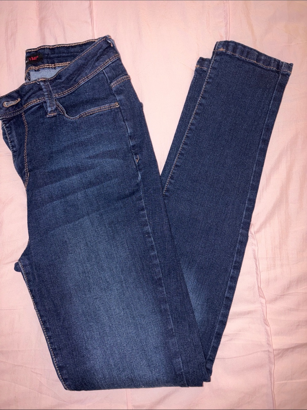 Good Condition Used - YMI Women's Dark Blue Skinny Jeans